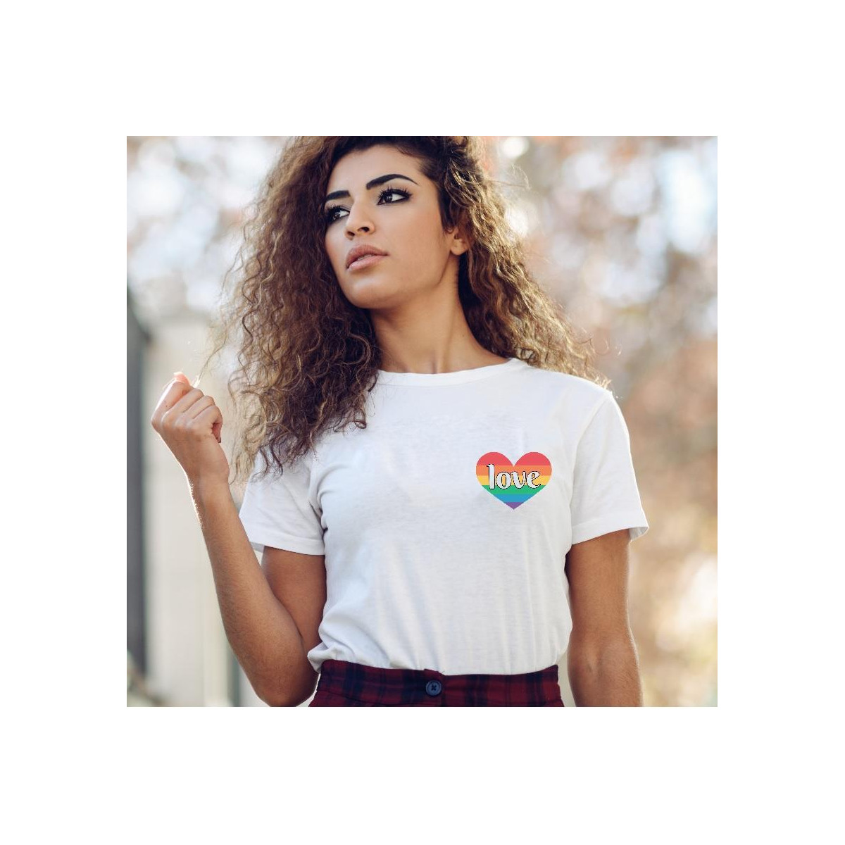 T-shirt lady slim DTG be yourself