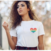 T-shirt lady slim DTG be yourself