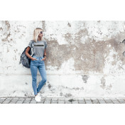 T-shirt lady szara Jesieniara