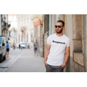 T-shirt oversize biały Lajdos