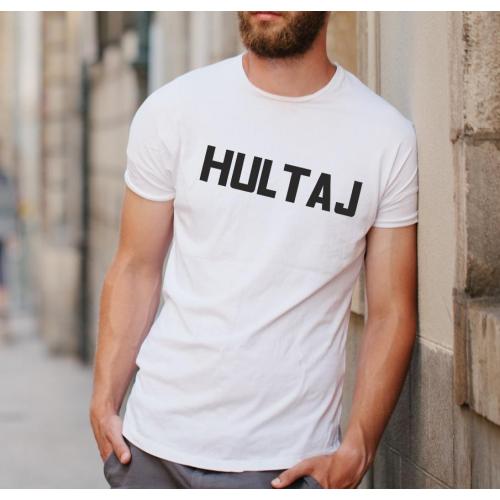 T-shirt oversize biały Zimny Drań