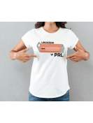 T-shirt lady slim DTG wychowała mnie ulica 3