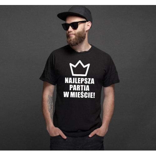 T-shirt oversize Duży łobuz