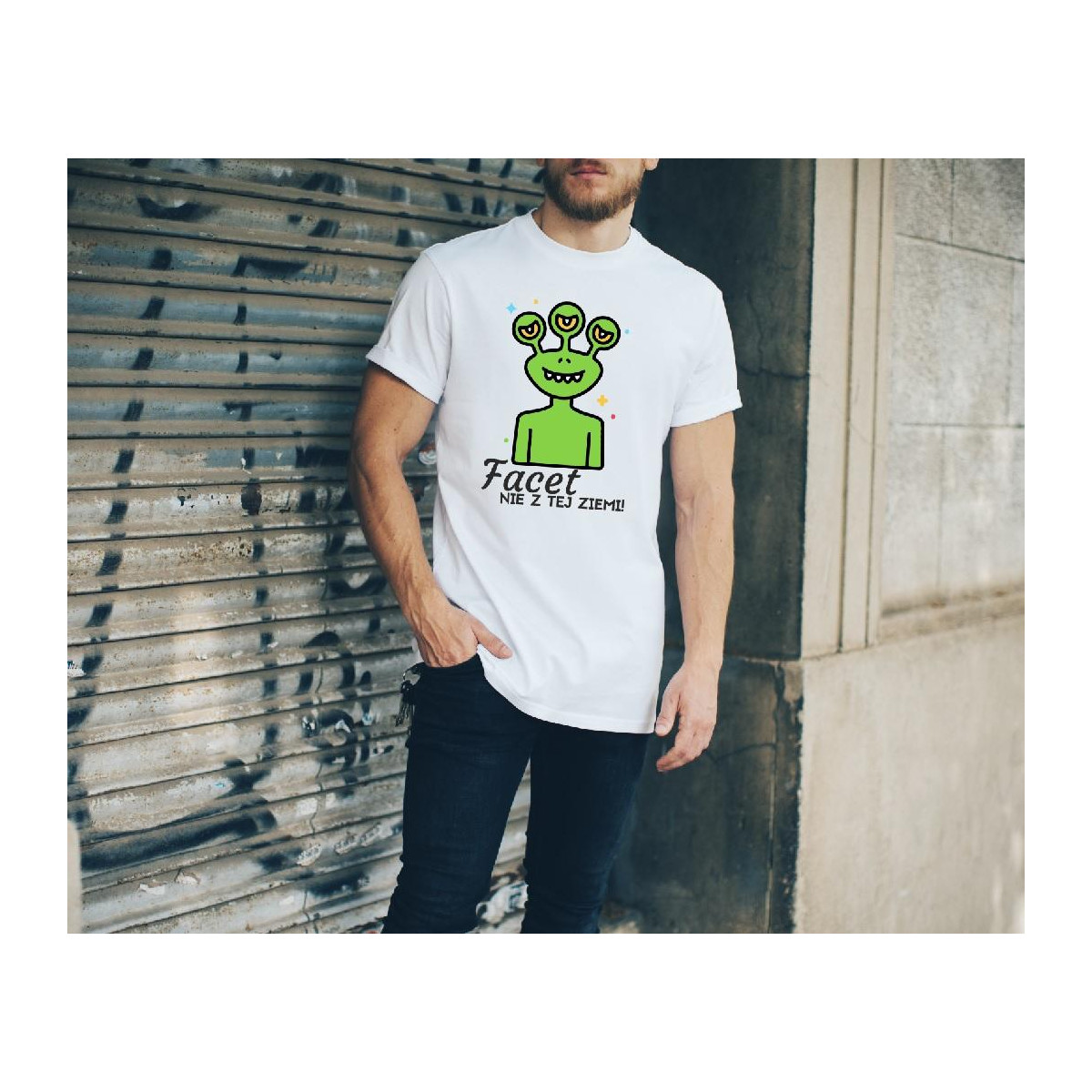 T-shirt oversize DTG Urodzeni w Prl 4