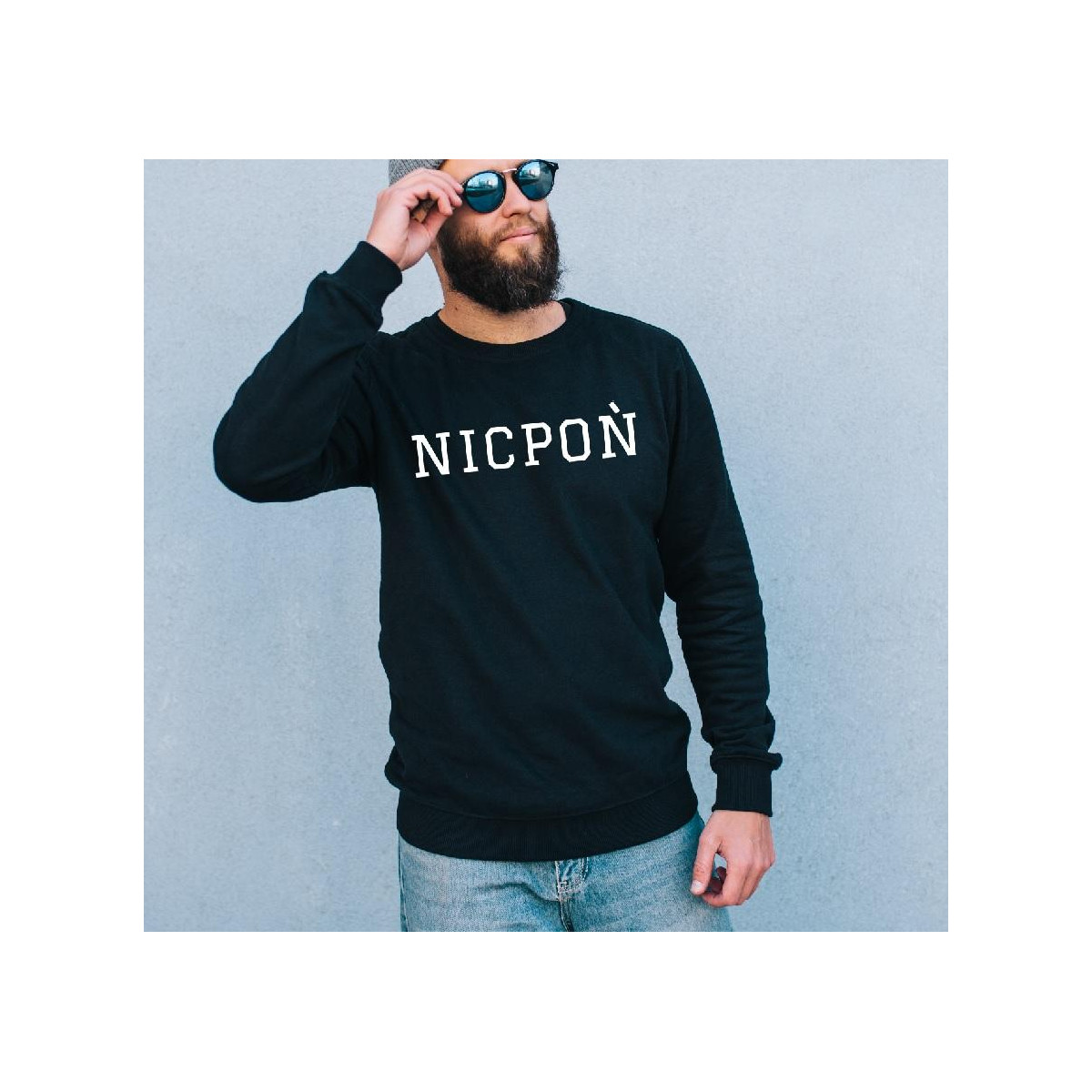 Bluza oversize Najlepszy chłopak to ten z brodą