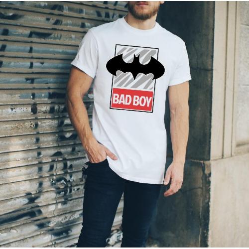 T-shirt oversize DTG Super chłopaki mają tatuaże