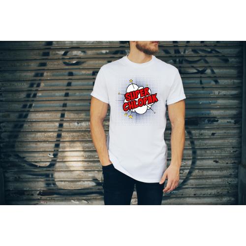 T-shirt oversize DTG boski chłopak