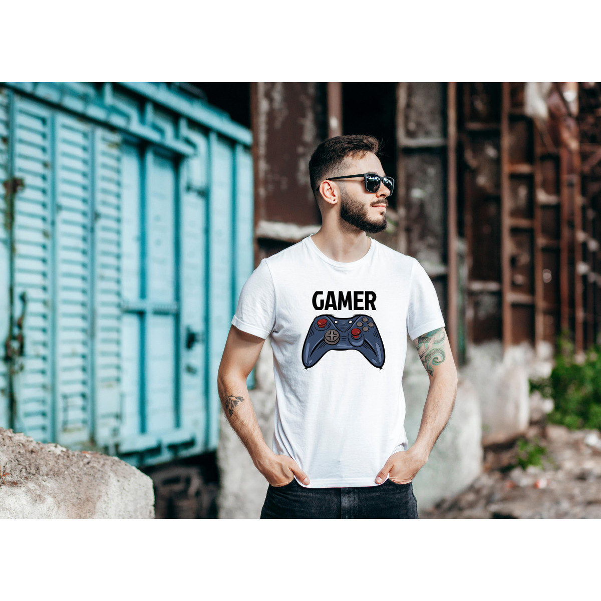 T-shirt oversize DTG boski chłopak