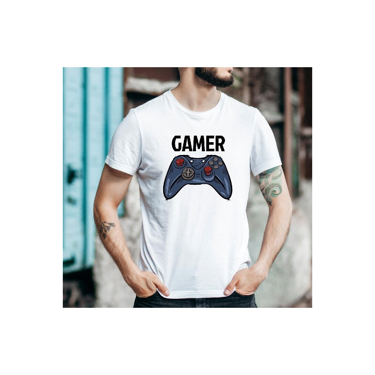 T-shirt oversize DTG boski chłopak