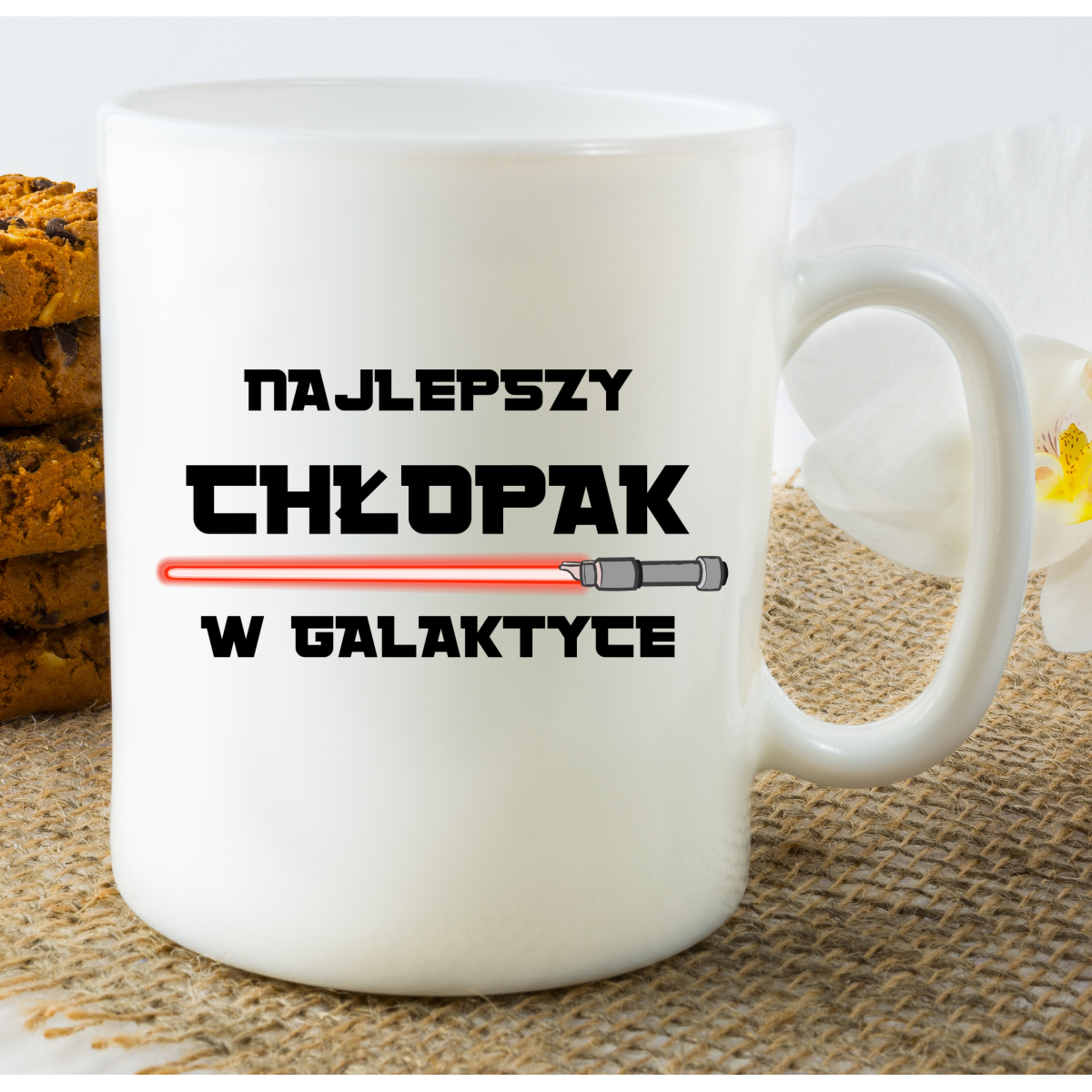 Kubek z nadrukiem Najlepszy chłopak w galaktyce