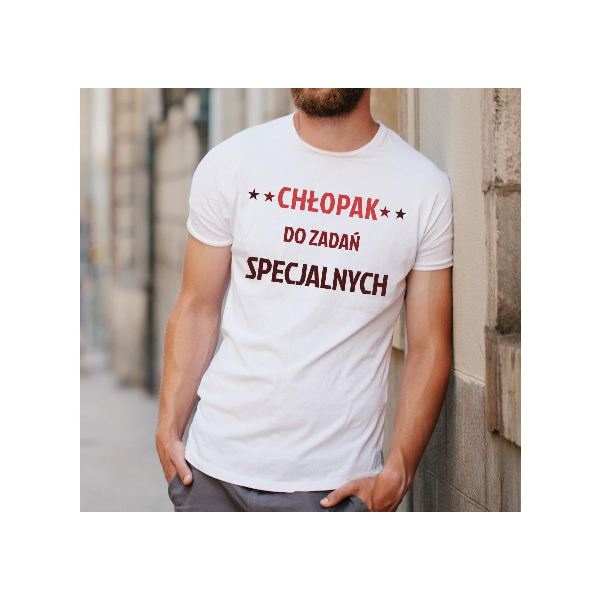 T-shirt oversize DTG Super chłopaki mają tatuaże