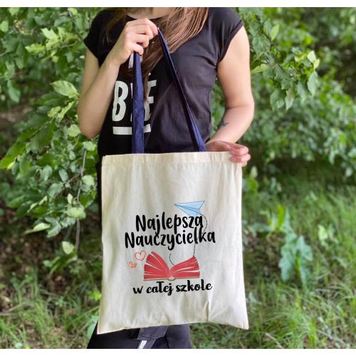 Torba dtg Najlepsza nauczycielka w całej szkole - kolorowe uszy