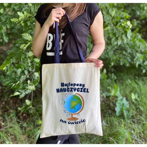 Torba dtg Najlepszy nauczyciel na świecie - kolorowe uszy