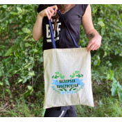 Torba dtg  Najlepsza nauczycielka - kolorowe uszy