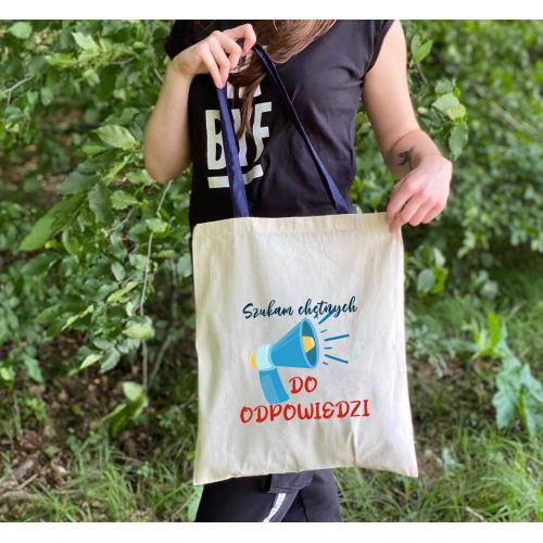 Torba dtg Szukam chętnych do odpowiedzi - kolorowe uszy