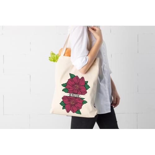 Torba bawełniana ecri  Kocham góry