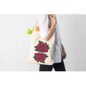 Torba bawełniana ecri  Kocham góry