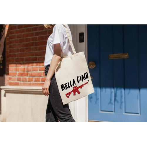 Torba bawełniana ecri  Kocham góry