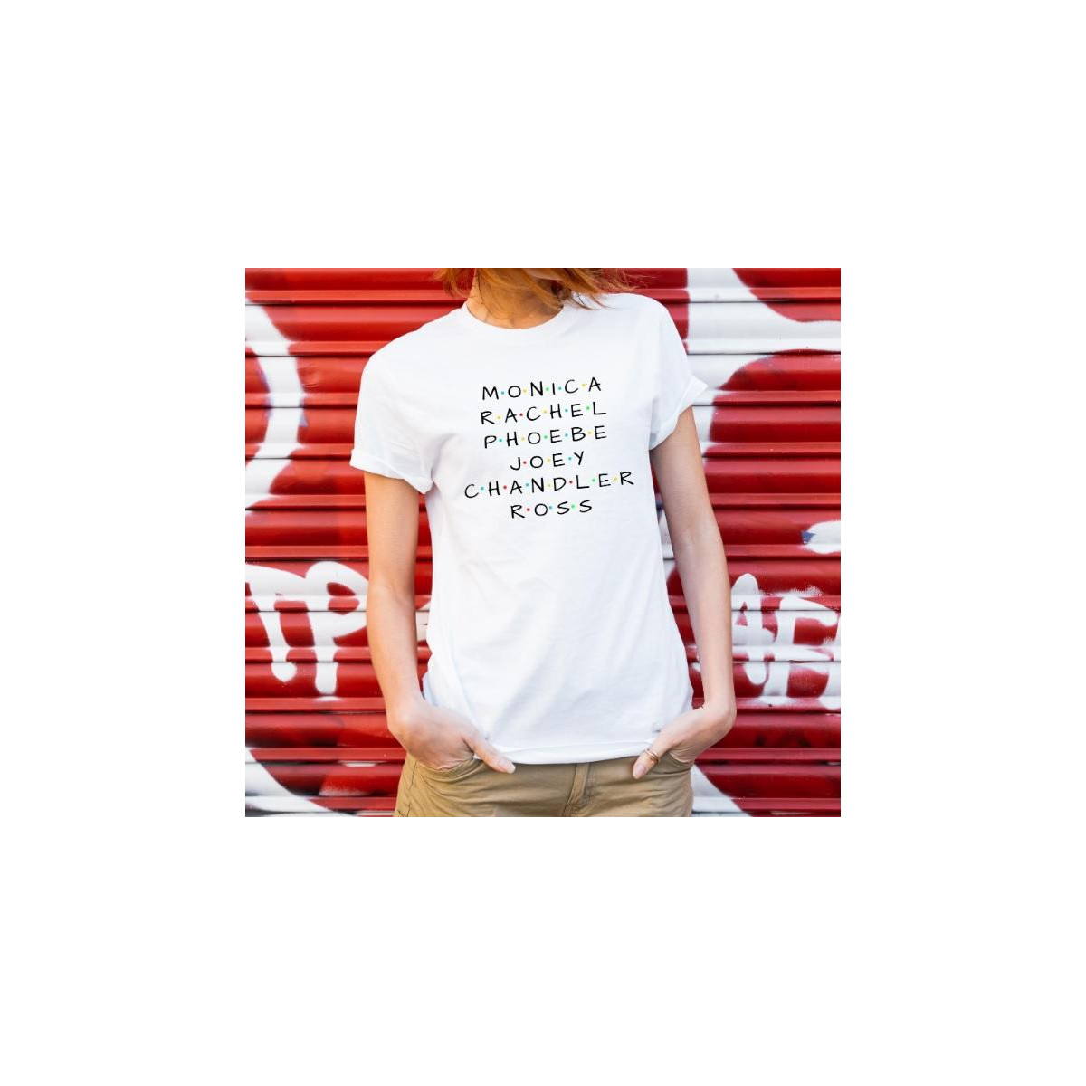 T-shirt lady slim DTG  van gogh