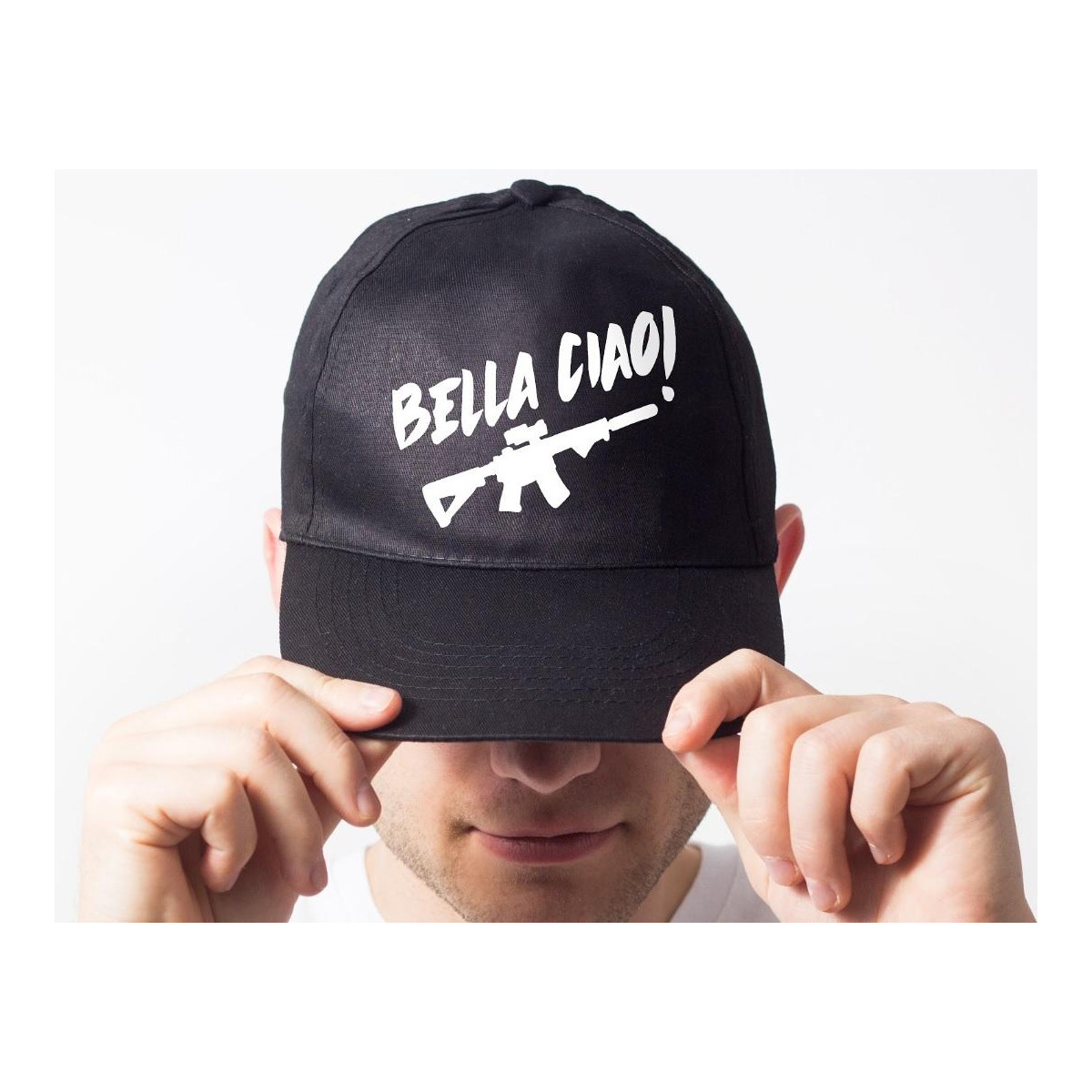 Czapka baseball czarna bella ciao