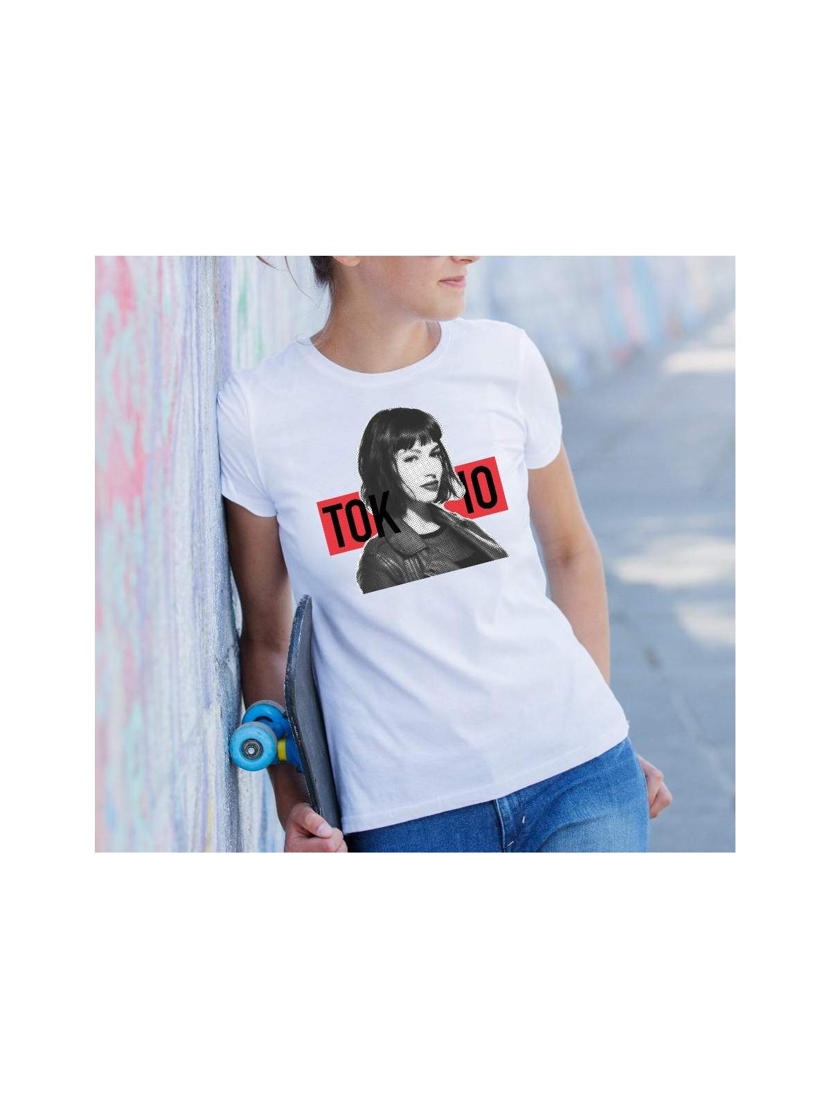 t-shirt tokio la casa de papel