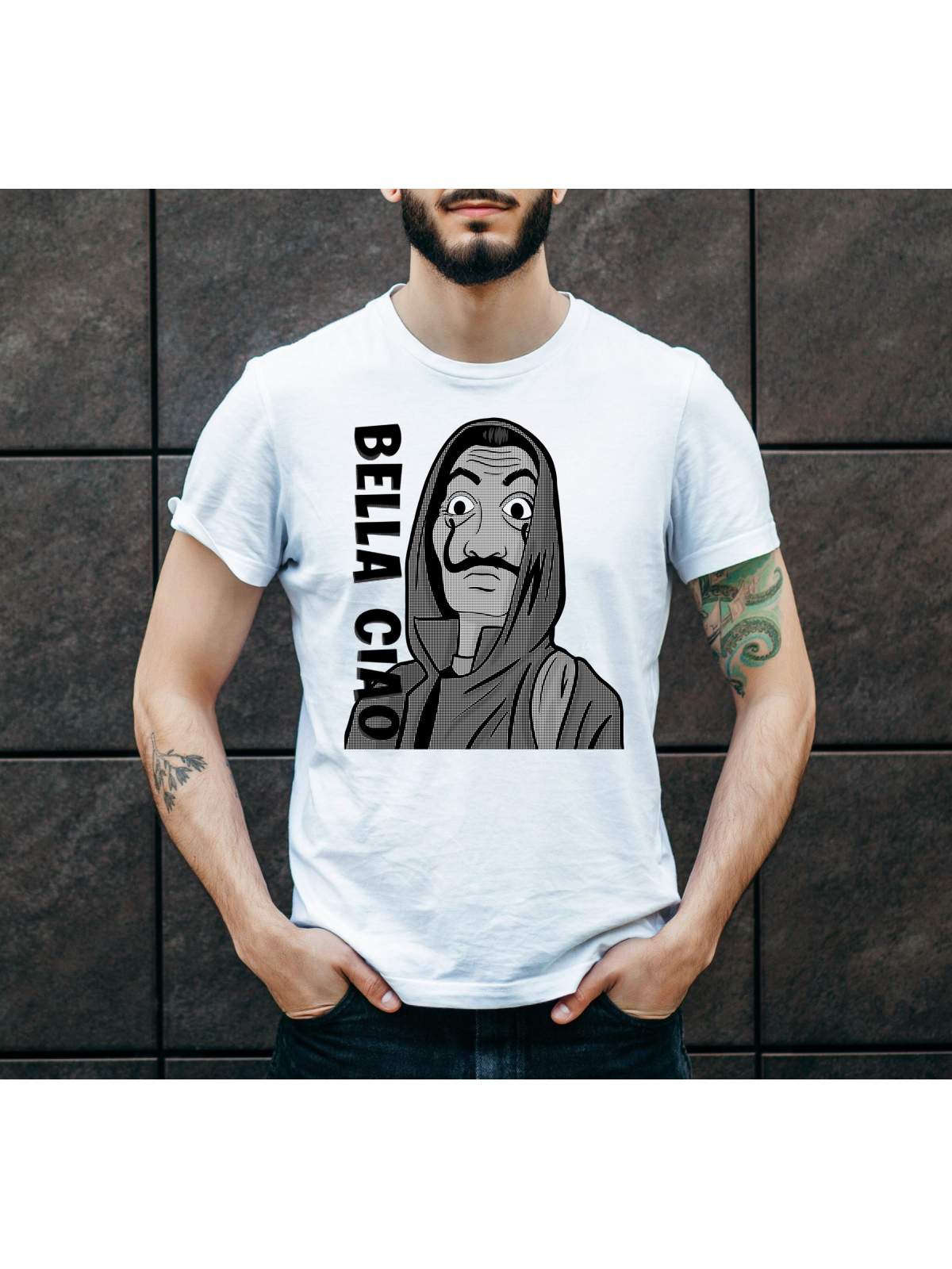 T-shirt oversize DTG Bella ciao RB