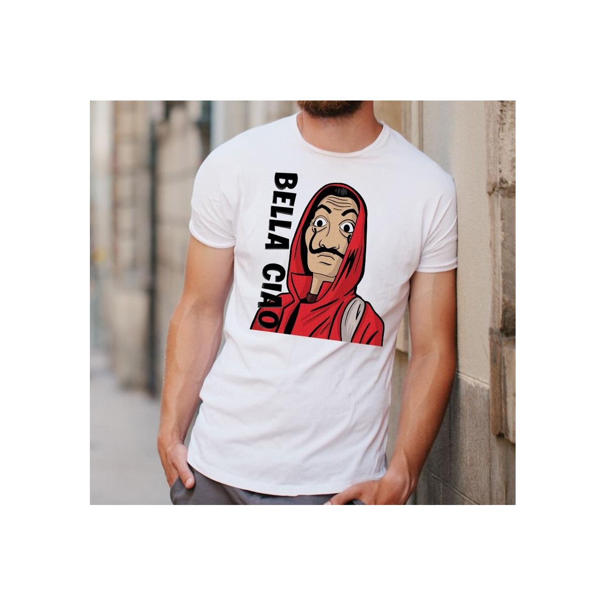 T-shirt oversize DTG Bella ciao 3