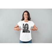 T-shirt lady slim DTG  bella ciao RB