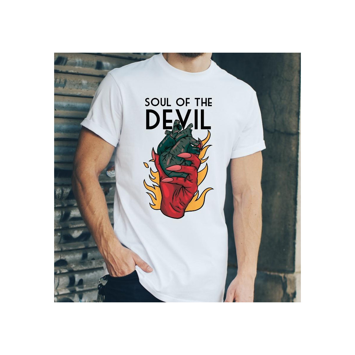 T-shirt oversize DTG wychowała mnie ulica