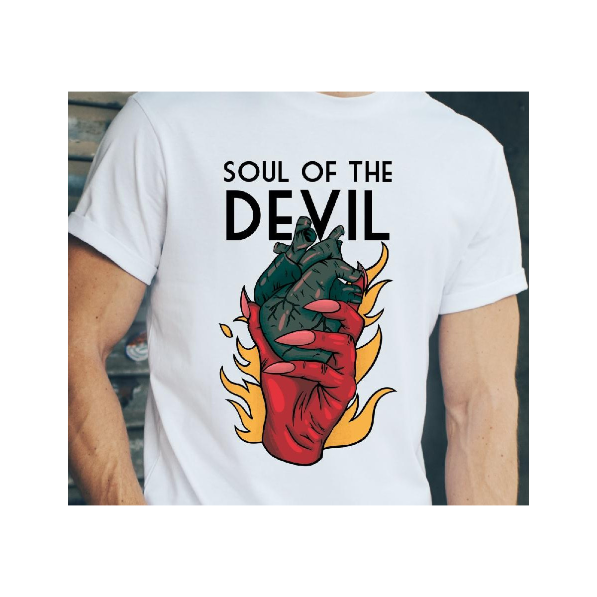 T-shirt oversize DTG wychowała mnie ulica