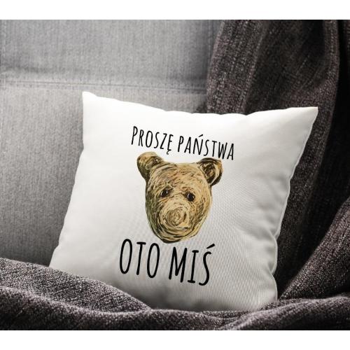 PODUSZKA druk Alkohol mym bogiem seks nałogiem