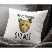 PODUSZKA druk Alkohol mym bogiem seks nałogiem