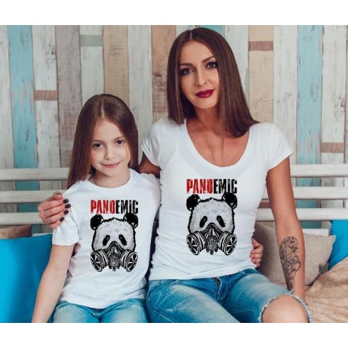 T-shirty dla mamy i córki Pandemic 2 szt