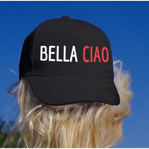 Czapka baseball czarna bella ciao karabin 2