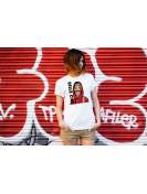 T-shirt lady slim DTG  bella ciao RB
