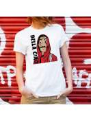 T-shirt lady slim DTG  bella ciao RB