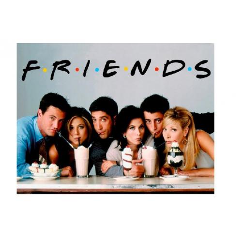 T-shirt lady slim DTG friends names