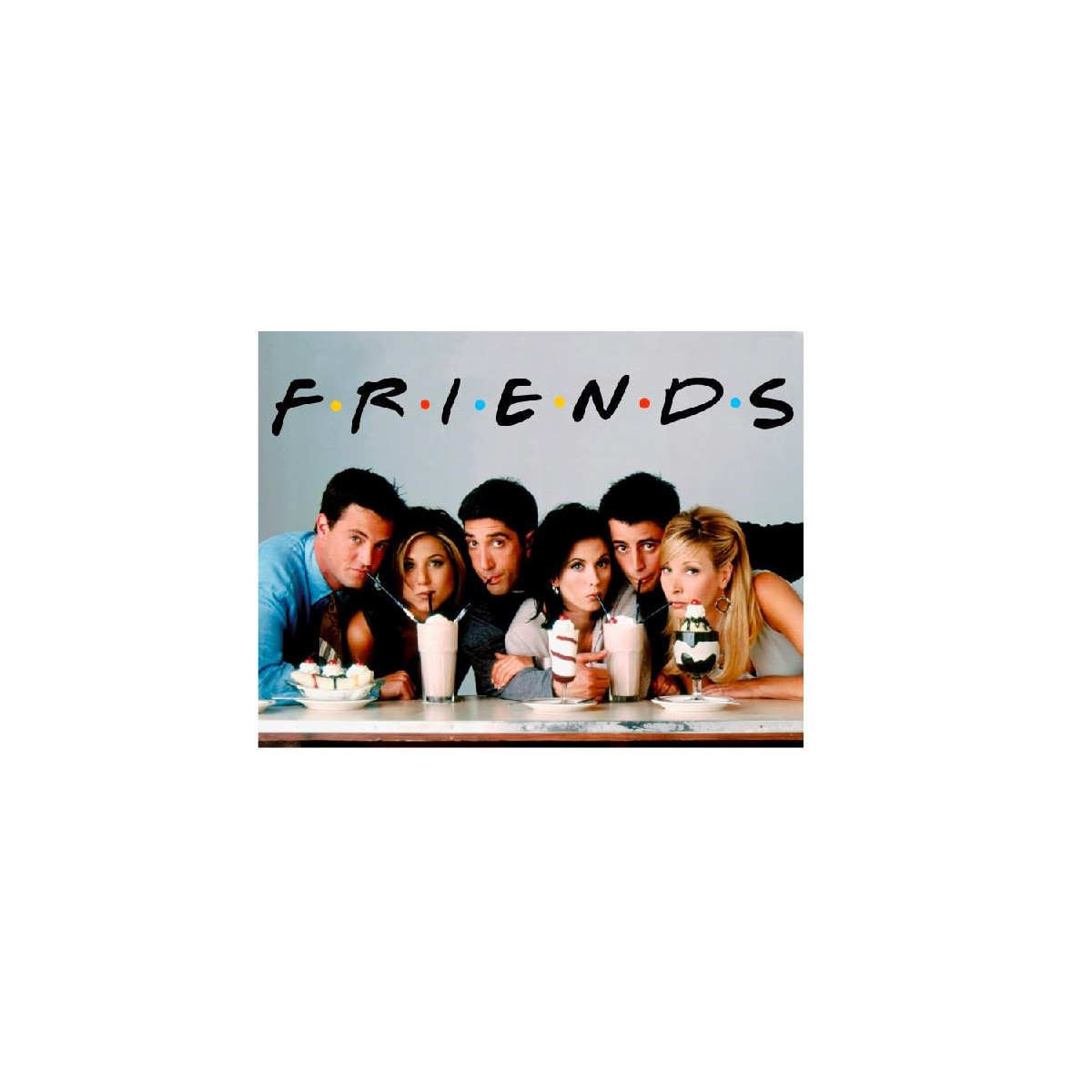 T-shirt lady slim DTG friends names