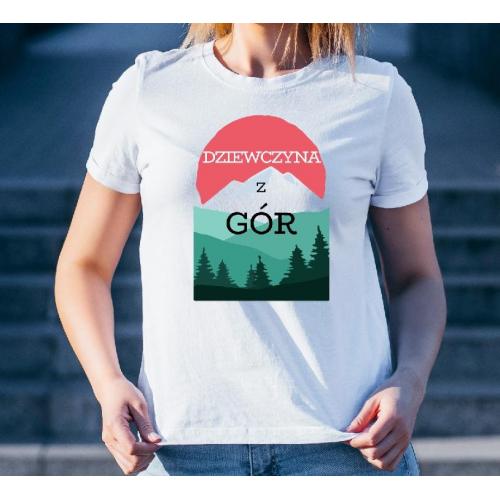 T-shirt lady slim DTG  Bieszczady Bieszczady
