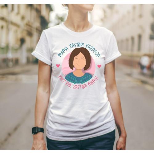 T-shirt lady slim DTG  Jej wysokość mama 2