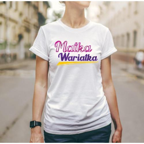 T-shirt lady slim DTG  Jej wysokość mama 2