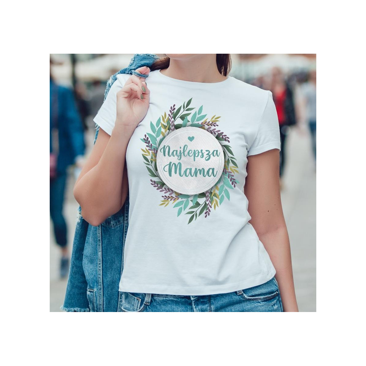 T-shirt lady slim DTG  Jej wysokość mama 2