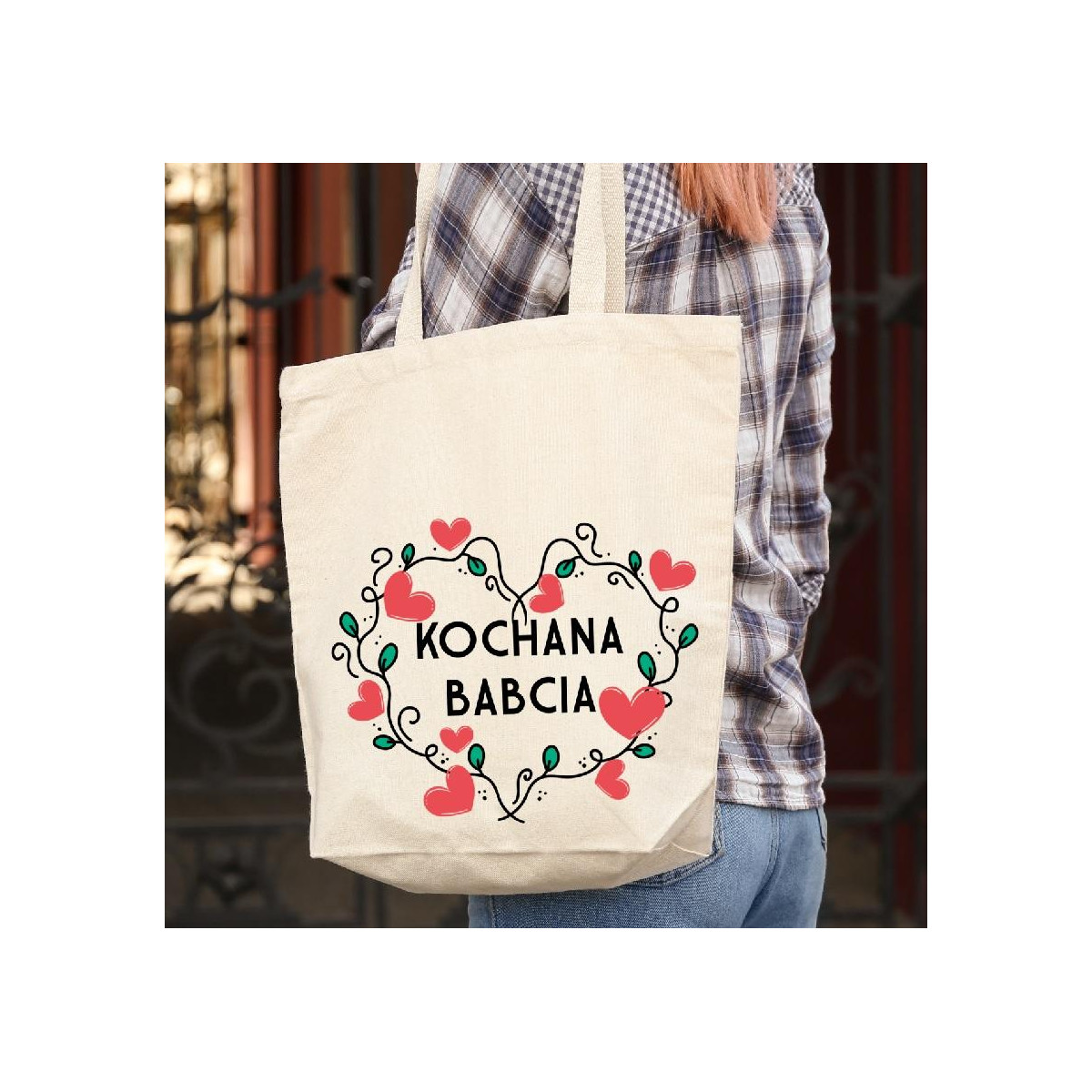 Torba bawełniana ecri Jedyna taka babcia na świecie