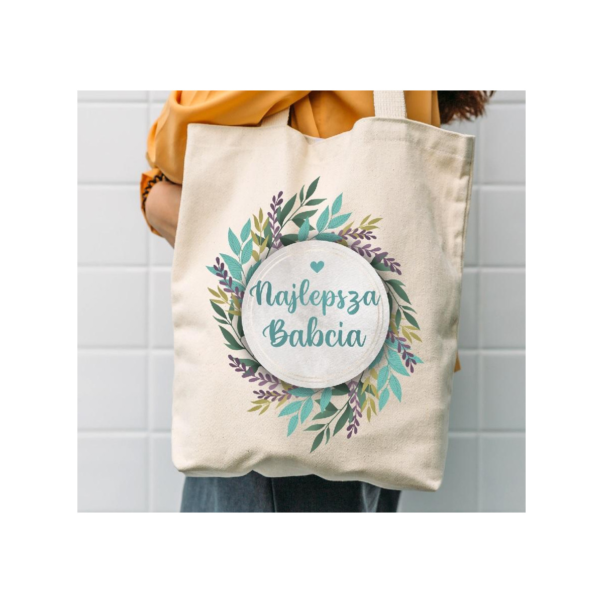 Torba bawełniana ecri Kochana babcia 2