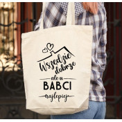 Torba bawełniana ecri Najlepsza babcia 2