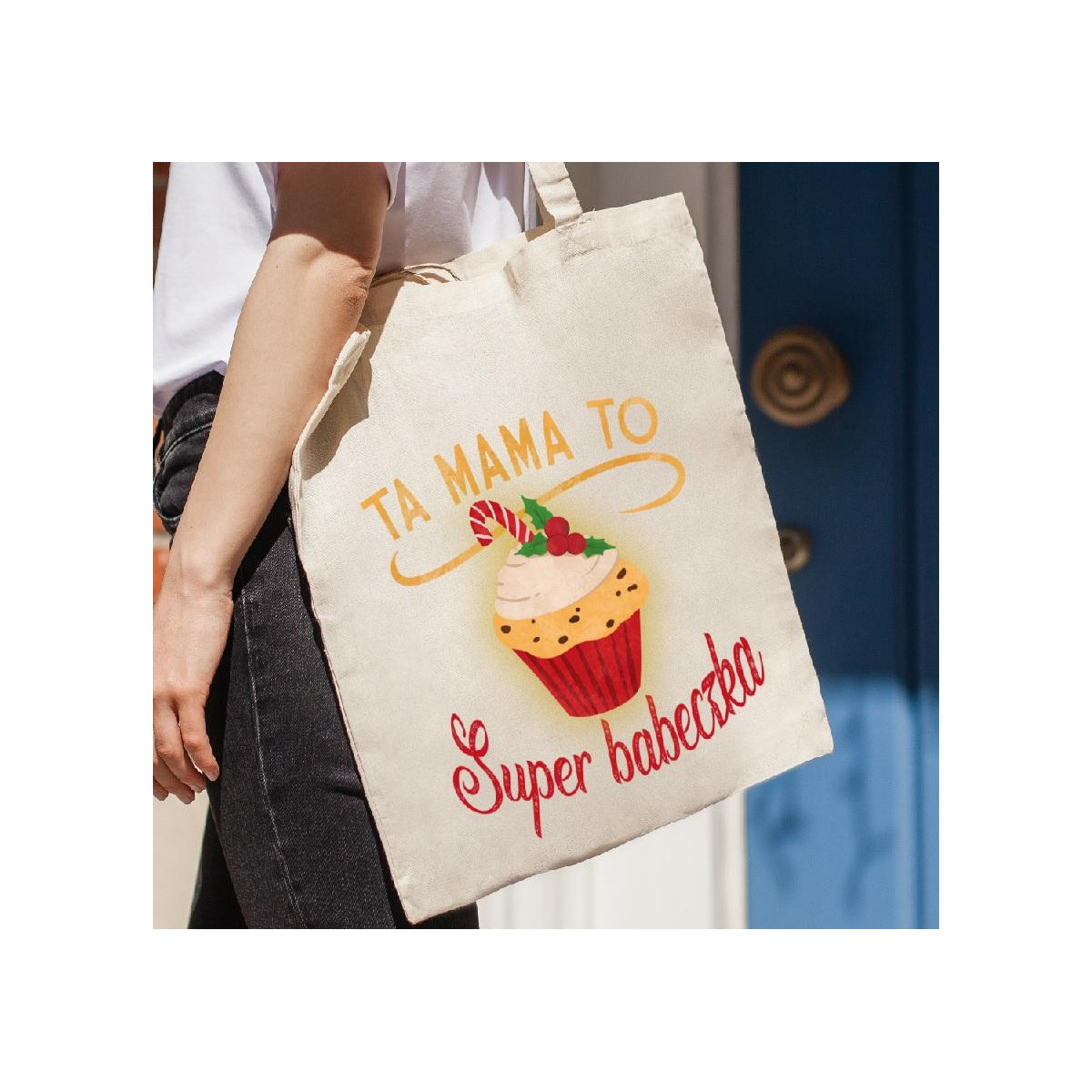 Torba bawełniana ecri Matka wariatka