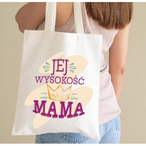 Torba bawełniana ecri Ta mama to super babeczka