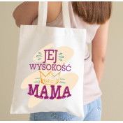 Torba bawełniana ecri Ta mama to super babeczka