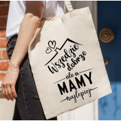 Torba bawełniana ecri Mama mistrzyni kuchni