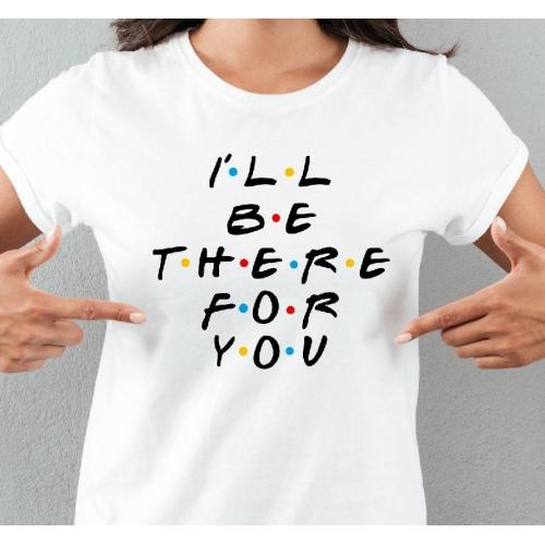 T-shirt lady slim DTG friends 2